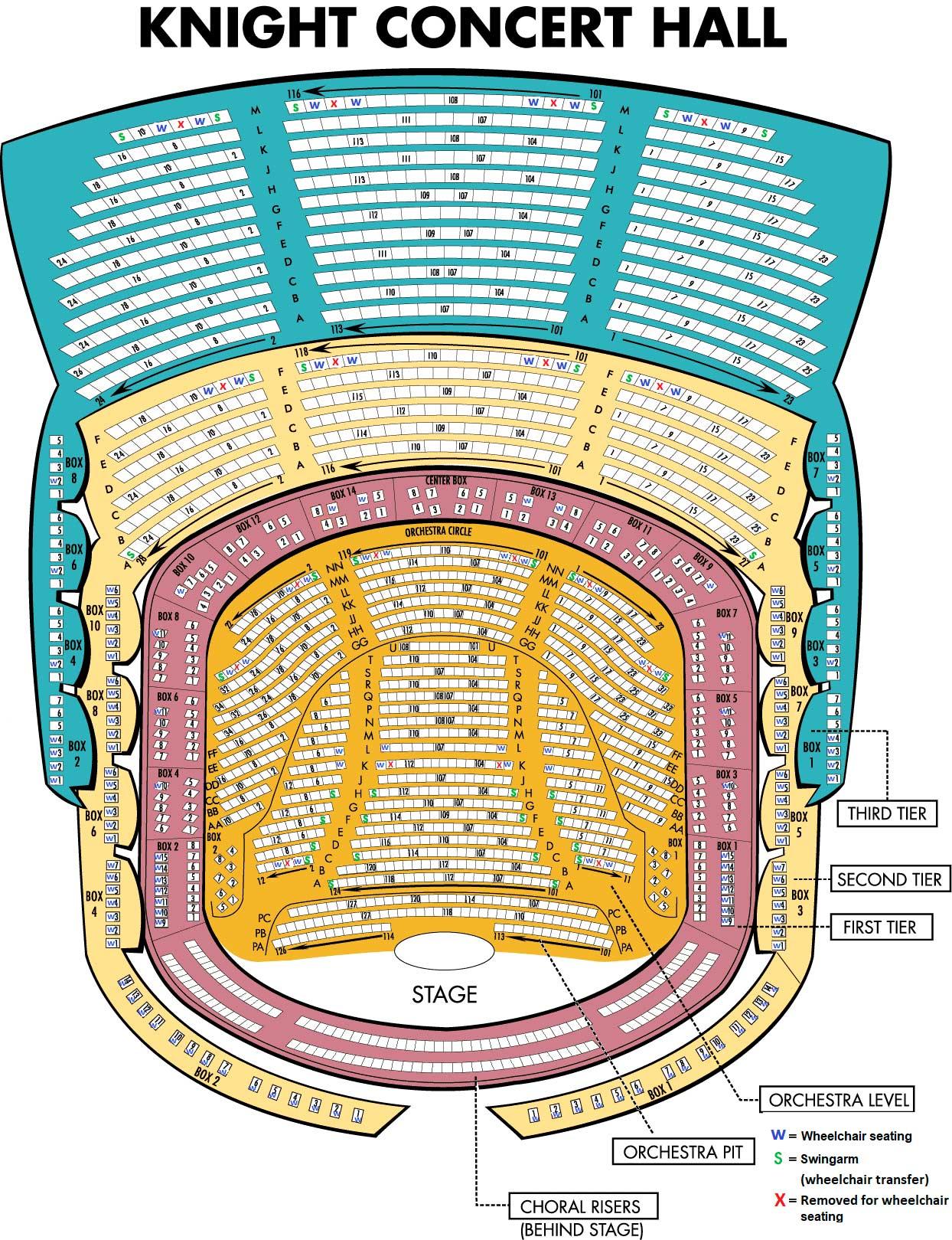 Adrienne Arsht Center seating chart