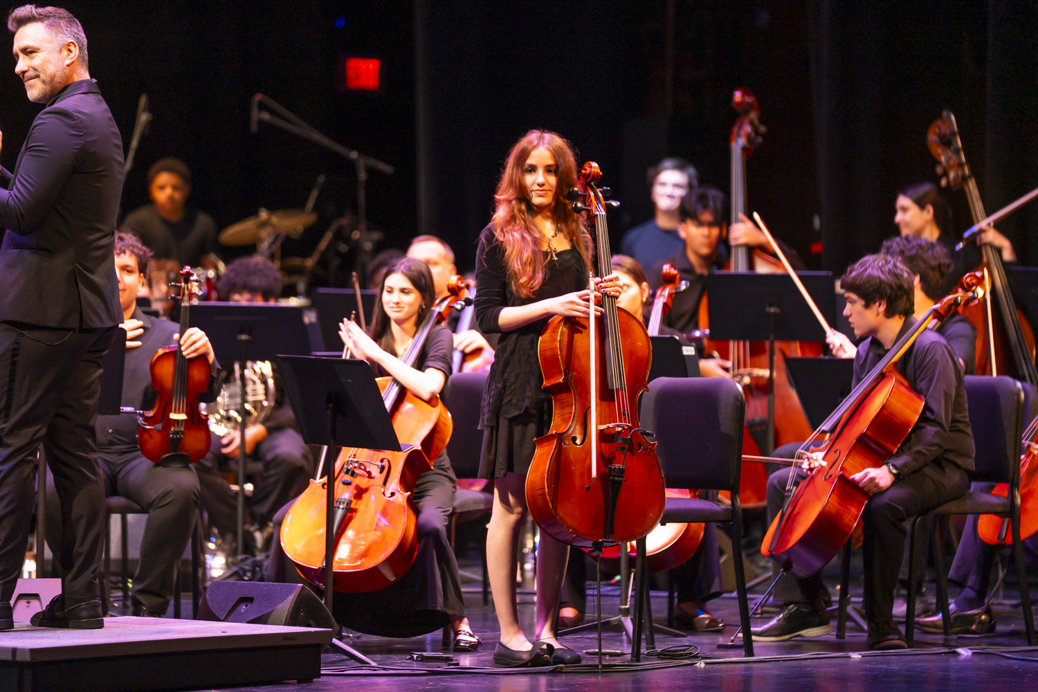 NXT cellist Sofia Bonacossa of the Writers Cohort 2026